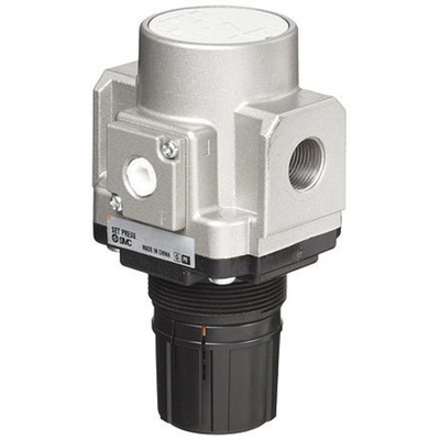 SMC G 1/8 Pneumatic Regulator - 0.02MPa to 0.2MPa, 1/8, 1MPa max. input