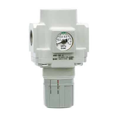 SMC G 1/4 Pneumatic Regulator - 0.05MPa to 0.85MPa, 1/4, 1MPa max. input