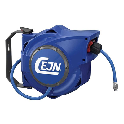 CEJN Wall Mounted 17m Air Hose Reel, 8mm Inner Diameter, 12mm Outer Diameter