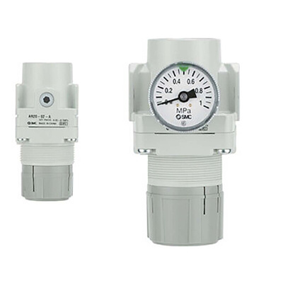 SMC M5 x 0.8 Pneumatic Regulator - 0.05MPa to 0.7MPa, M5, 1MPa max. input