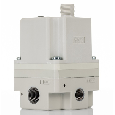 SMC G 1/4 Pneumatic Regulator - 0.005MPa to 0.9MPa, 1/4in, 1MPa max. input
