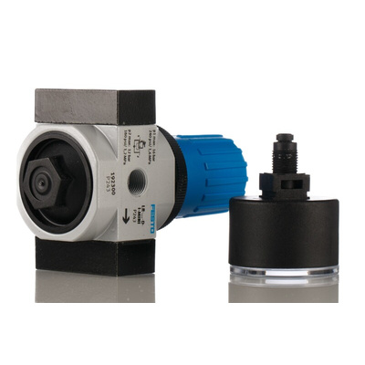 Festo G 1/4 Pneumatic Regulator - 0.5bar to 12bar, 1/4 in, 16bar max. input, 192300