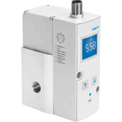 Festo G 1/4 Pneumatic Regulator - 0.06bar to 6bar, 8bar max. input, 571298