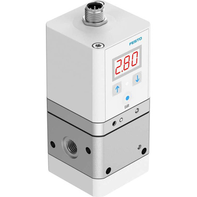 Festo G 1/8 Pneumatic Regulator - 0.02bar to 2bar, 4bar max. input, 557771