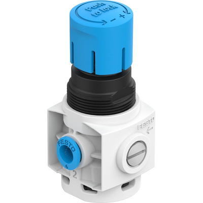 Festo Pneumatic Regulator - 0.5bar to 7bar, 8bar max. input, 8086640