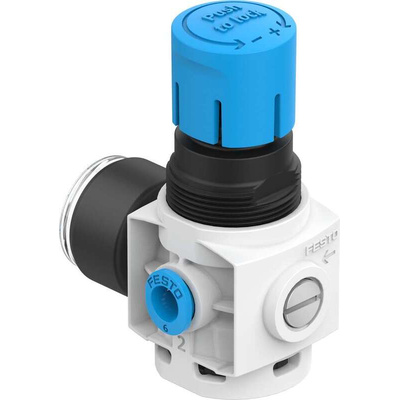 Festo Pneumatic Regulator - 0.5bar to 7bar, 8bar max. input, 8086639