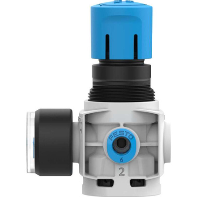 Festo Pneumatic Regulator - 0.5bar to 7bar, 8bar max. input, 8086639