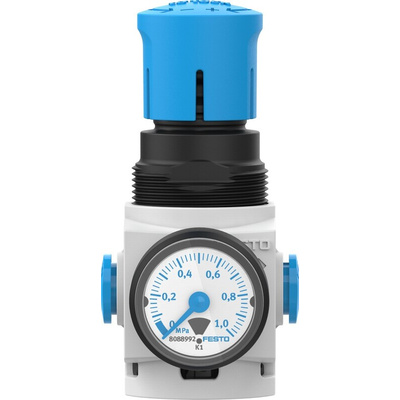 Festo Pneumatic Regulator - 0.5bar to 7bar, 8bar max. input, 8086639