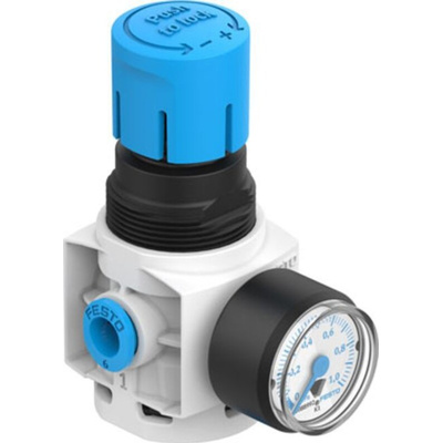 Festo Pneumatic Regulator - 0.5bar to 7bar, 8bar max. input, 8086639