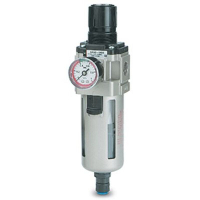 SMC 150 l/min G 1/4 Pneumatic Separator, 5μm filtration, 0.1MPa to 10 bar