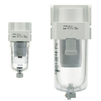 SMC 600 l/min G 3/8 Pneumatic Separator, 5μm filtration, 0.1MPa to 10 bar