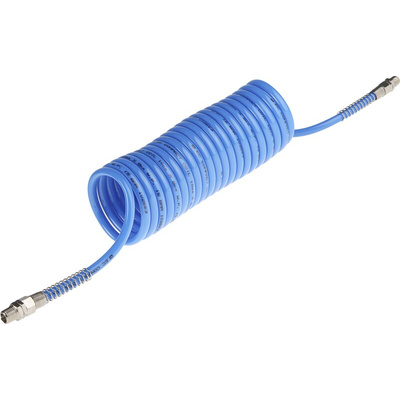RS PRO 3.6m, PA Recoil Hose, with BSP 1/4" Male connector