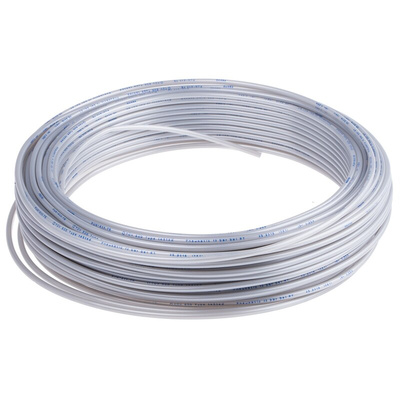 Festo Compressed Air Pipe Silver Polyurethane 4mm x 50m PUN Series, 152584