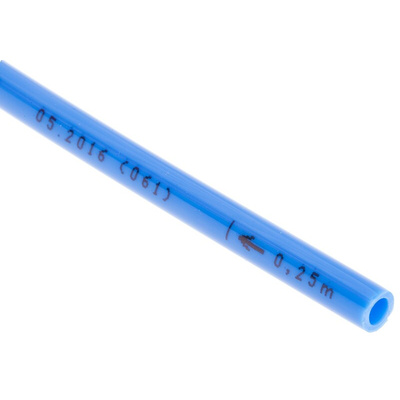 Festo Compressed Air Pipe Blue Polyurethane 6mm x 50m PUN Series, 159664