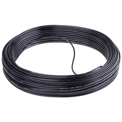 Festo Compressed Air Pipe Black Polyurethane 3mm x 50m PUN-H Series, 197389
