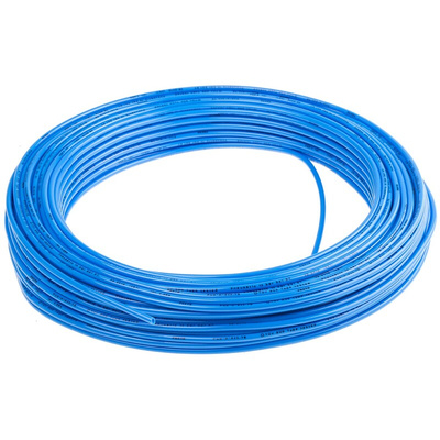Festo Compressed Air Pipe Blue Polyurethane 4mm x 50m PUN-H Series, 197383