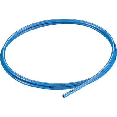 Festo Compressed Air Pipe Blue Polyurethane 4mm x 50m PUN-H Series, 197383