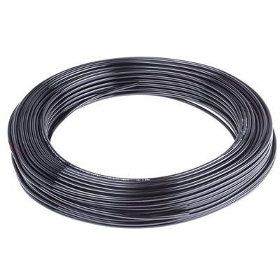 Festo Compressed Air Pipe Black Polyurethane 4mm x 50m PUN-H Series, 197390