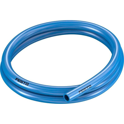 Festo Compressed Air Pipe Blue Polyurethane 16mm x 50m PUN Series, 159672