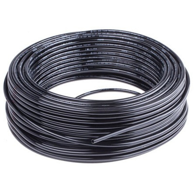 Festo Compressed Air Pipe Black Polyurethane 10mm x 50m PUN-H Series, 197393
