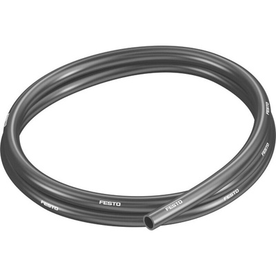 Festo Compressed Air Pipe Black Polyurethane 10mm x 50m PUN-H Series, 197393
