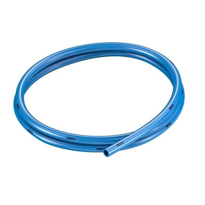 Festo Compressed Air Pipe Blue Polyurethane 8mm x 50m PUN-H Series, 197385