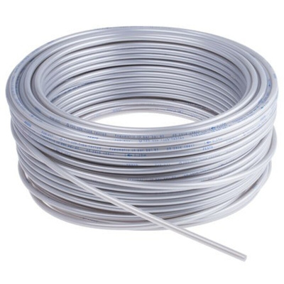 Festo Compressed Air Pipe Silver Polyurethane 8mm x 50m PUN-H Series, 558280