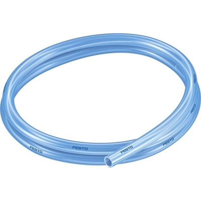 Festo Compressed Air Pipe Blue Polyurethane 8mm x 50m PUN-H-T Series, 8048691