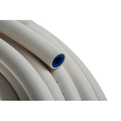 RS PRO Compressed Air Pipe White PUR, PVC 6mm x 30m