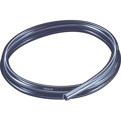 Festo Compressed Air Pipe Black Polyurethane 10mm x 50m PUN-H-T Series, 8048703