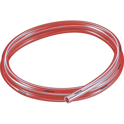 Festo Compressed Air Pipe Red Polyurethane 10mm x 50m PUN-H-T Series, 8048705