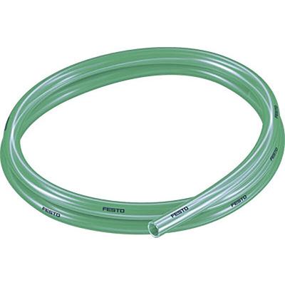 Festo Compressed Air Pipe Green Polyurethane 10mm x 50m PUN-H-T Series, 8048707
