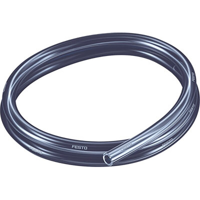 Festo Compressed Air Pipe Black Polyurethane 12mm x 50m PUN-H-T Series, 8048713