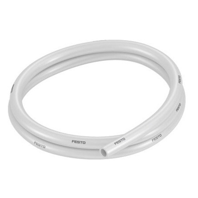 Festo Air Hose White Thermoplastic Polyurethane (TPU) 6mm x PUN Series, 525454