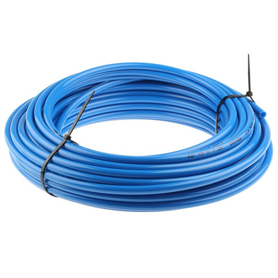 RS PRO Compressed Air Pipe Blue Nylon 10mm x 30m NLF Series