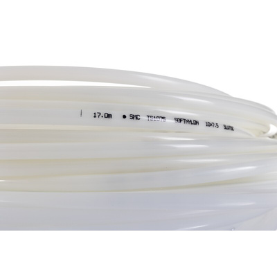 SMC Compressed Air Pipe White Nylon 12 10mm x 20m TS Series