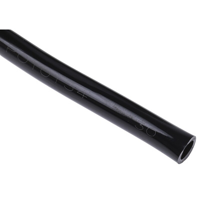 RS PRO Compressed Air Pipe Black Polyurethane 6mm x 30m CPU Series