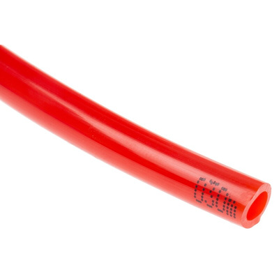RS PRO Compressed Air Pipe Red Polyurethane 6mm x 30m CPU Series