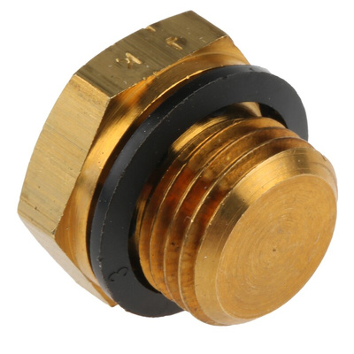 Legris G 1/4 Brass Blanking Plug