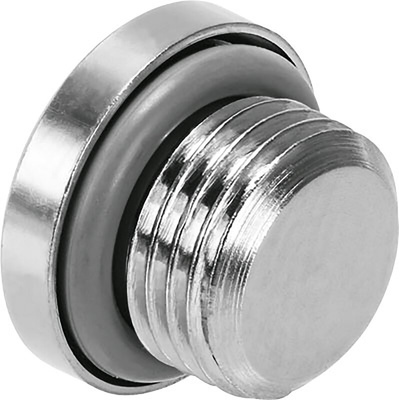 Festo G 1/8 Nickel Plated Brass Blanking Plug