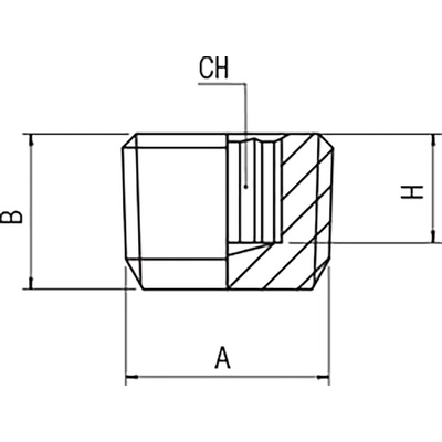 RS PRO Nickel Plated Brass Plug Fitting