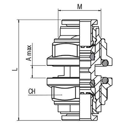 RS PRO Push-in Fitting, Push In 6 mm to Push In 6 mm, Tube-to-Tube Connection Style