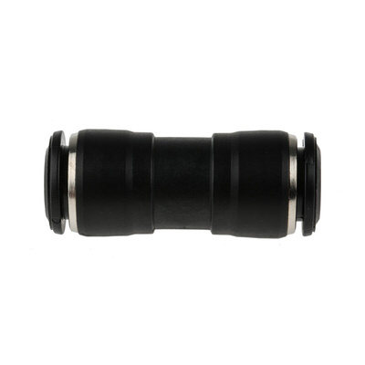 RS PRO Push-in Fitting, Push In 10 mm to Push In 10 mm, Tube-to-Tube Connection Style