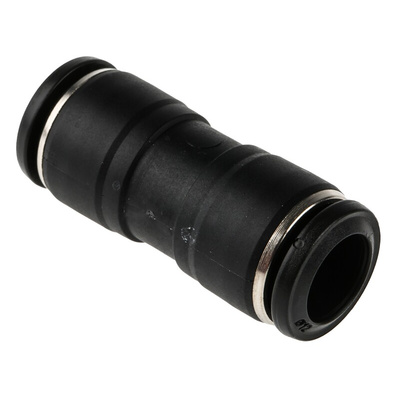 RS PRO Push-in Fitting, Push In 12 mm to Push In 12 mm, Tube-to-Tube Connection Style