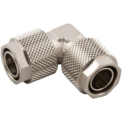 RS PRO Stud Fitting, Push In 4 mm to Push In 4 mm, Tube-to-Tube Connection Style