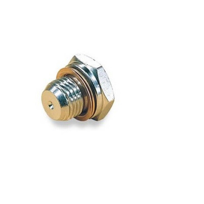 Norgren Nickel Plated Brass Plug Fitting for G1/8in