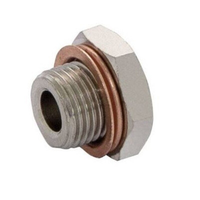 Norgren Nickel Plated Brass Plug Fitting