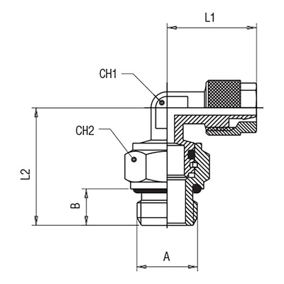 RS PRO Stud Fitting, G 1/4 Male to Push In 6 mm, Threaded-to-Tube Connection Style