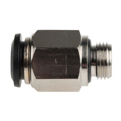 RS PRO Push-in Fitting, G 1/8 Male to Push In 8 mm, Threaded-to-Tube Connection Style