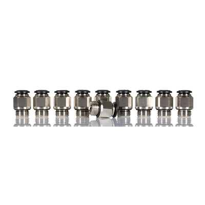 RS PRO Push-in Fitting, G 1/4 Male to Push In 8 mm, Threaded-to-Tube Connection Style